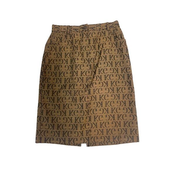 Vintage Kurt Geiger Italy Logo Pencil Skirt 34 US XS / 4 - Picture 2 of 5